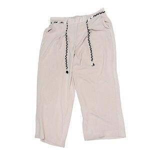 Jules & Leopold pull on wide leg crop L